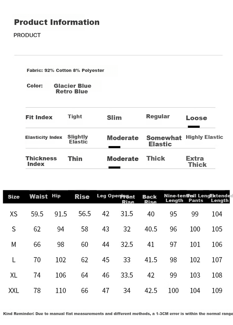 Langsha Women's Jeans Spring Autumn High Waist Slim Wide Leg Draped Loose Straight Floor-Length Pants 6