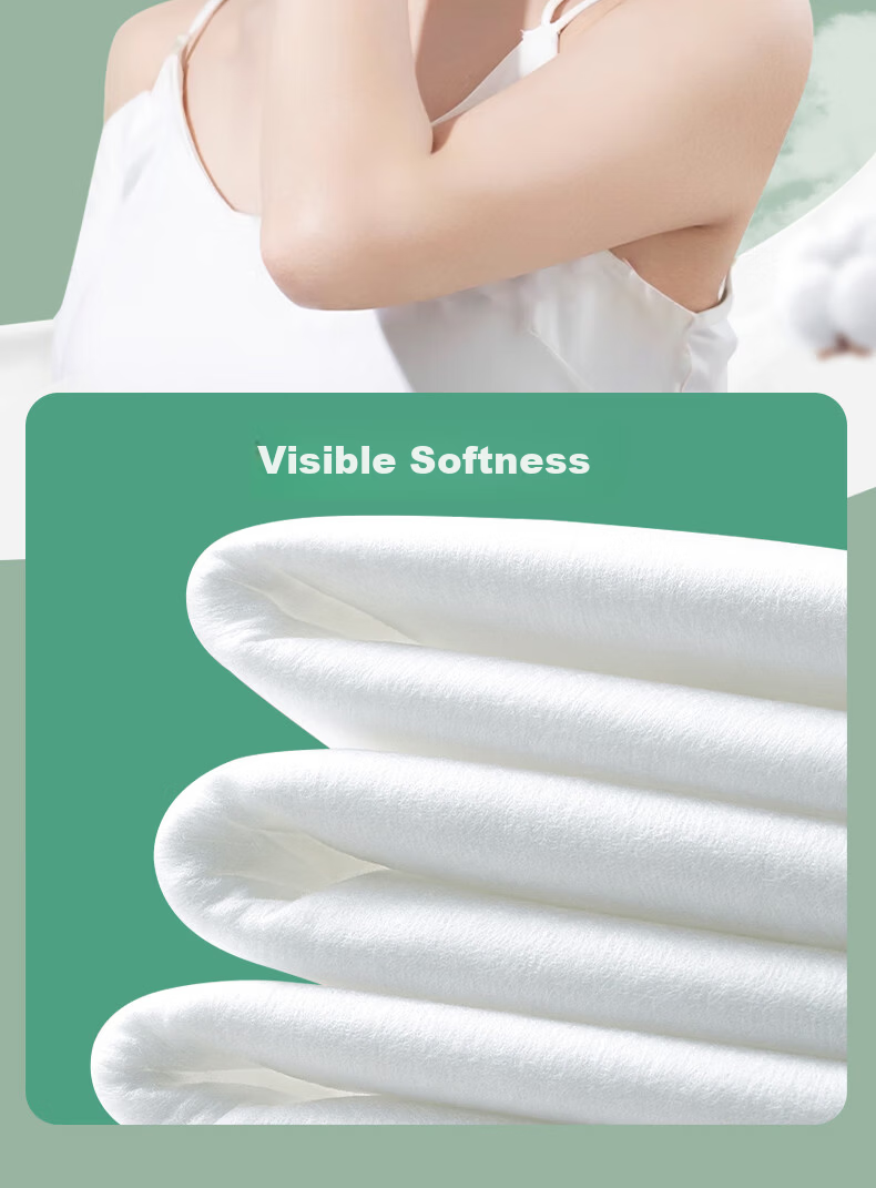 Cotton Deer Hanging Facial Towel Pure Cotton Xinjiang Cotton Soft Towel Disposable Facial Towel Dual-use Thickened 306 Sheets 2 Packs 10