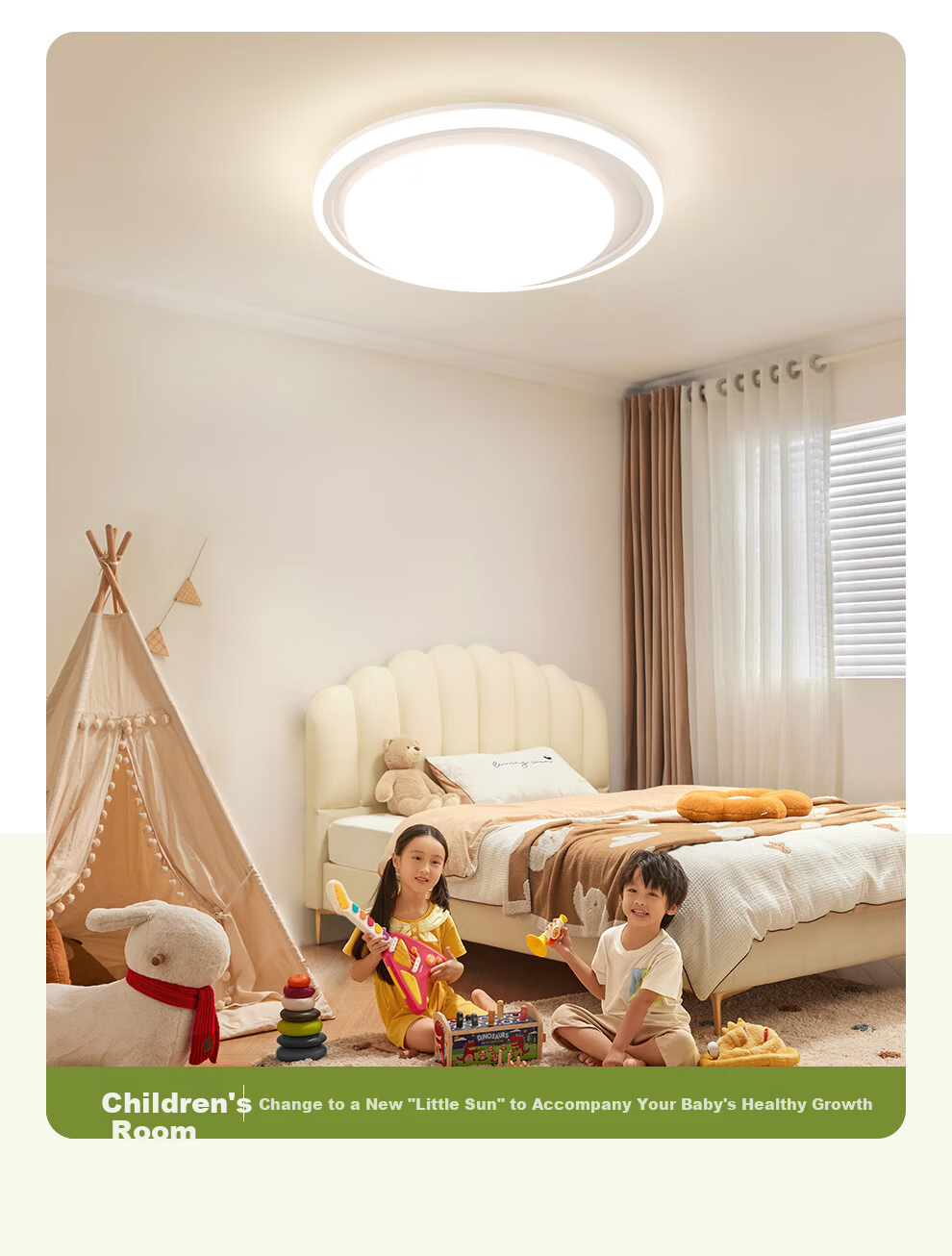 NVC Future Light Ceiling Lamp Living Room Main Light Full Spectrum Smart Eye Protection Lighting Bai Youran PRO with Installation Gift 22