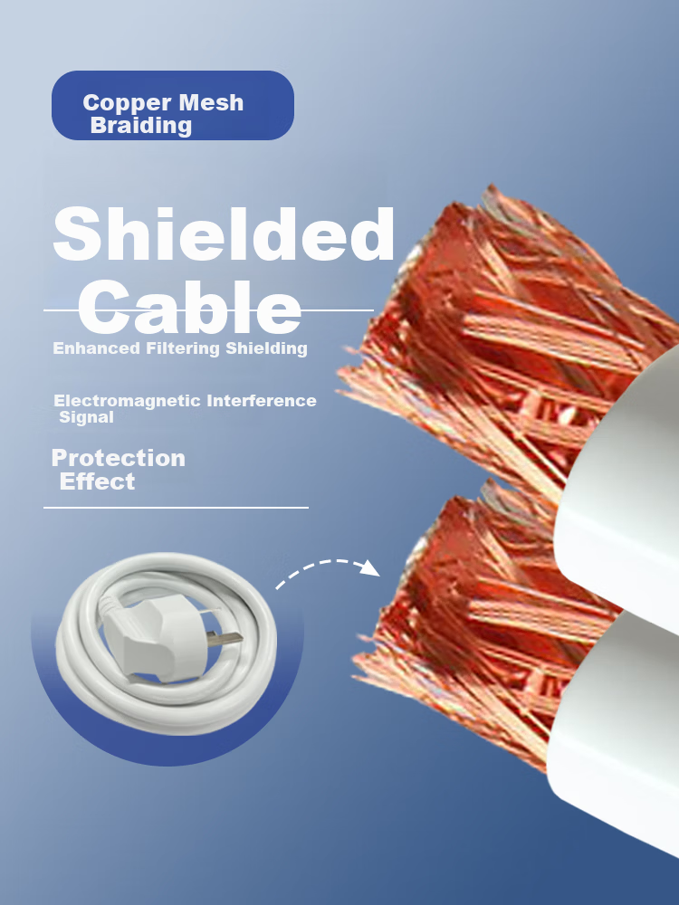 Guomi Blue Shield GM-02 Red Black Power Supply Confidential Isolation Socket Anti-Electromagnetic Wave Information Leakage 5-Position Five-Hole 1.6m 3