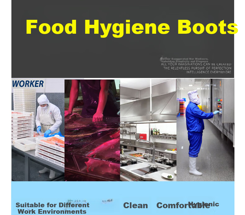 LONGLAST (LONG LAST) Extra White Oil-Resistant Boots, High-Top Non-Slip Waterproof Shoes Rain Boots, Acid And Alkali Resistant Chef Food Hygiene Boots for Men And Women, Size 42 22