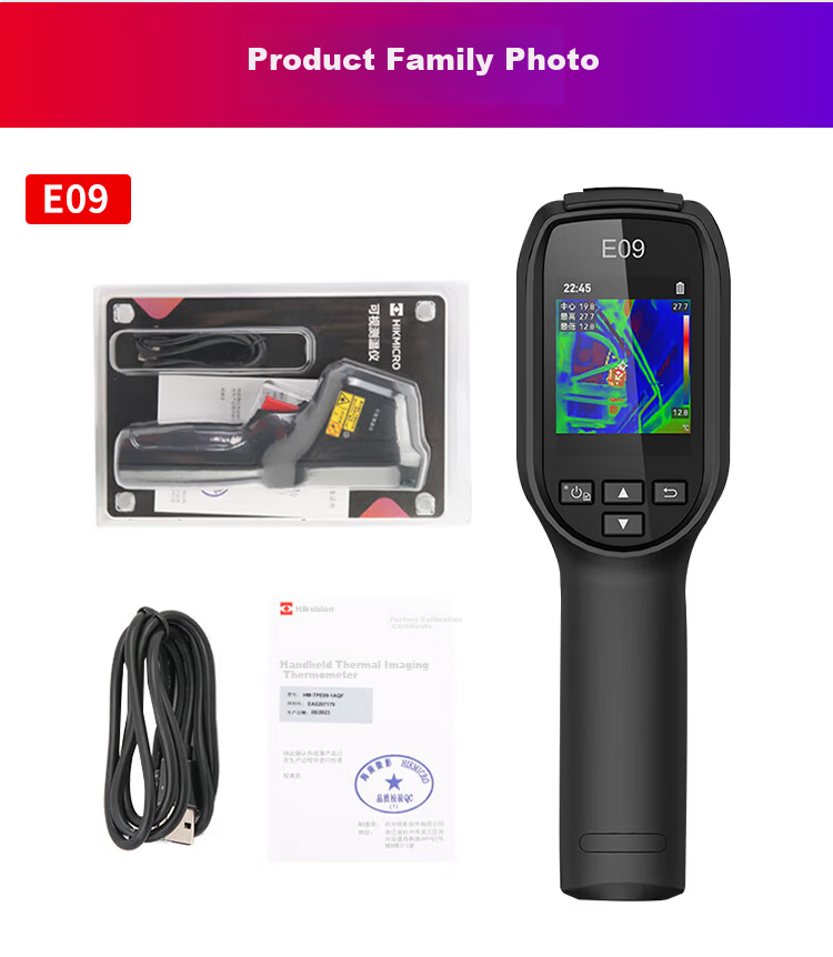 HIKMICRO E09 Thermal Imaging Camera High-Definition Infrared Thermal Imager Night Vision Industrial Temperature Measurement Floor Heating Inspection Leak Detection Device 13