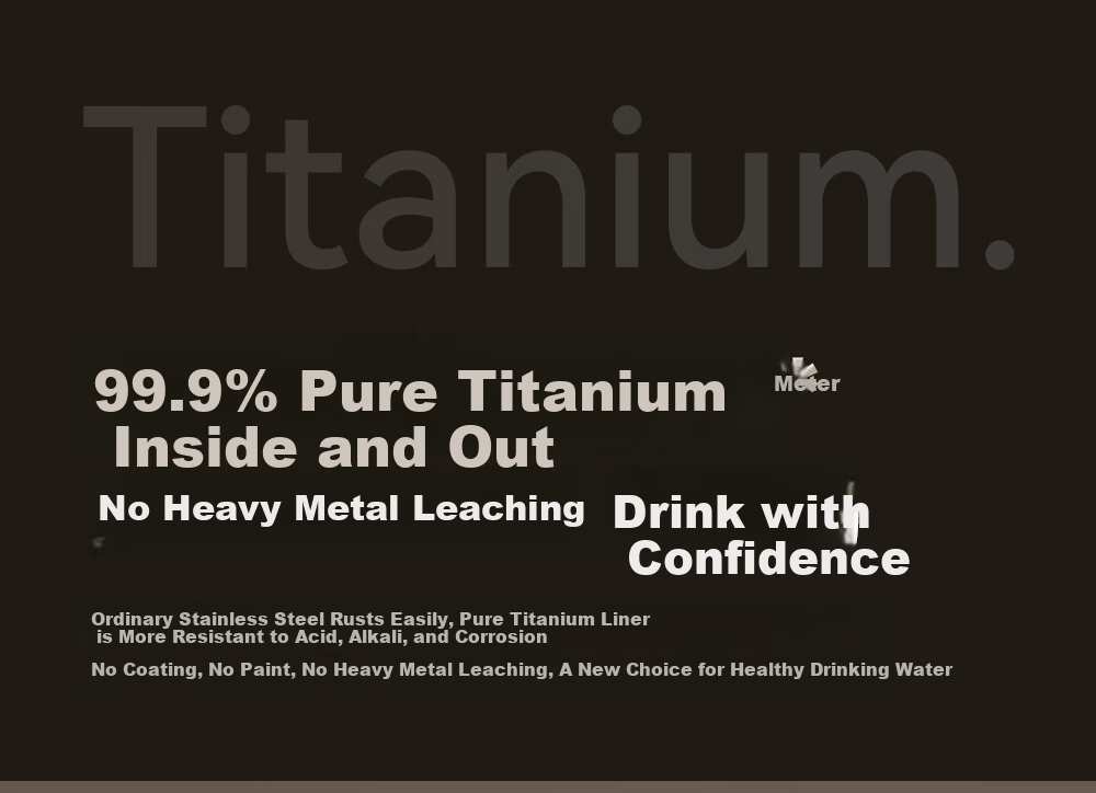 Fuguang Large Titanium Pure Titanium Insulated Thermos Home Large Capacity Vacuum Water Bottle Hot Water Kettle Gift JD Exclusive 5