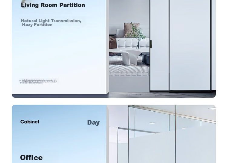 Zichen Thick Frosted Glass Window Privacy Film Translucent Opaque Anti-Peeping Bathroom Shower Sticker 31