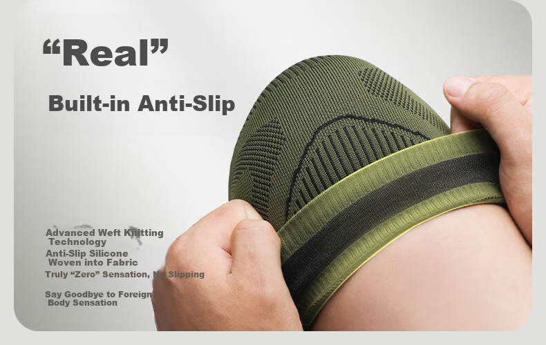 JEEP Knee Pads Sports Unisex Basketball Anti-Collision Running Fitness Breathable Single-Sided Knee Pads Black L 7