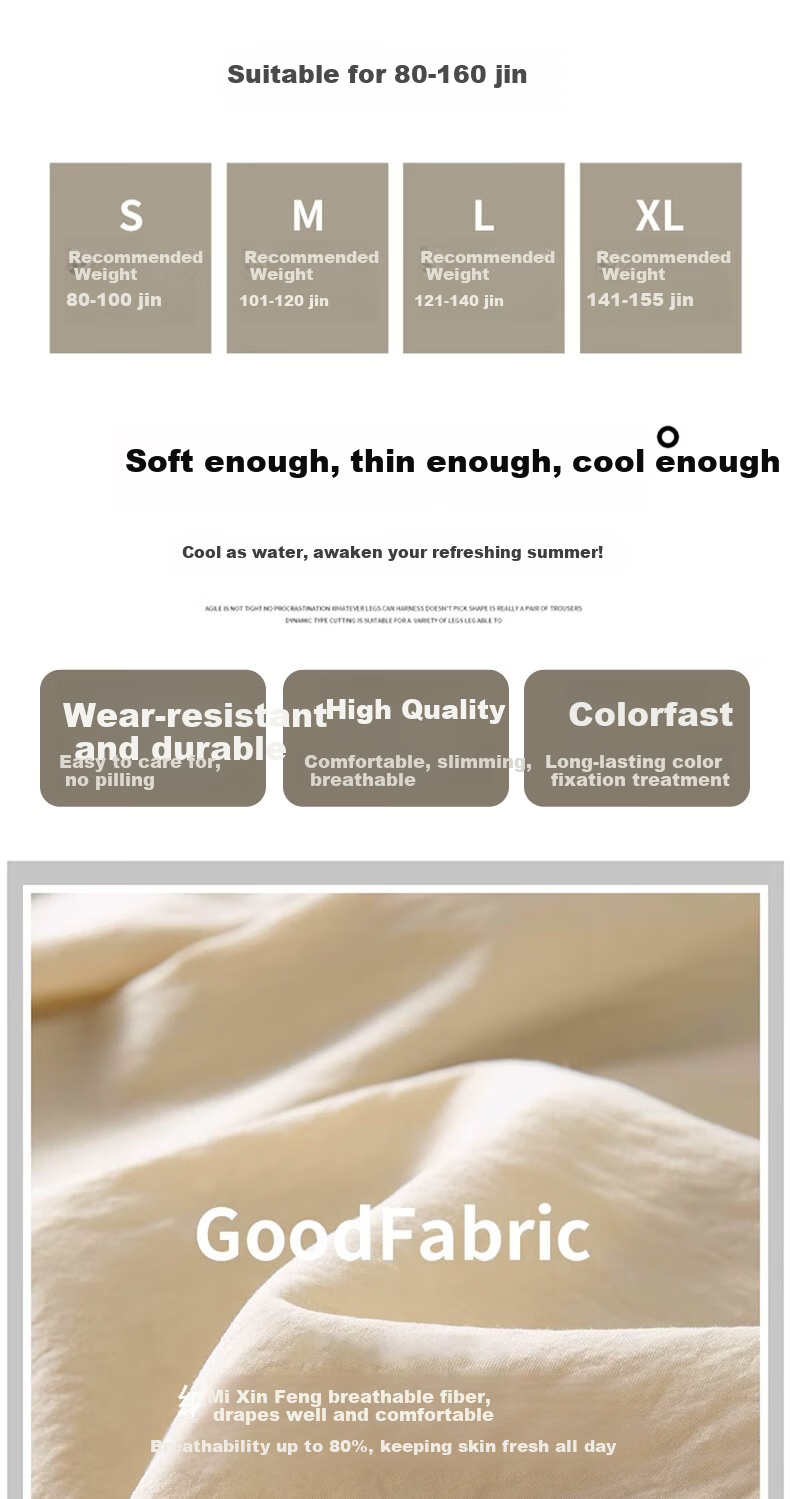 LangSha Ice Silk Wide-Leg Pants for Women, Summer High-Waisted Draping Straight Cotton Linen Casual Trousers, Japanese-Style Yamamoto Pants, Women's Lazy Style 7