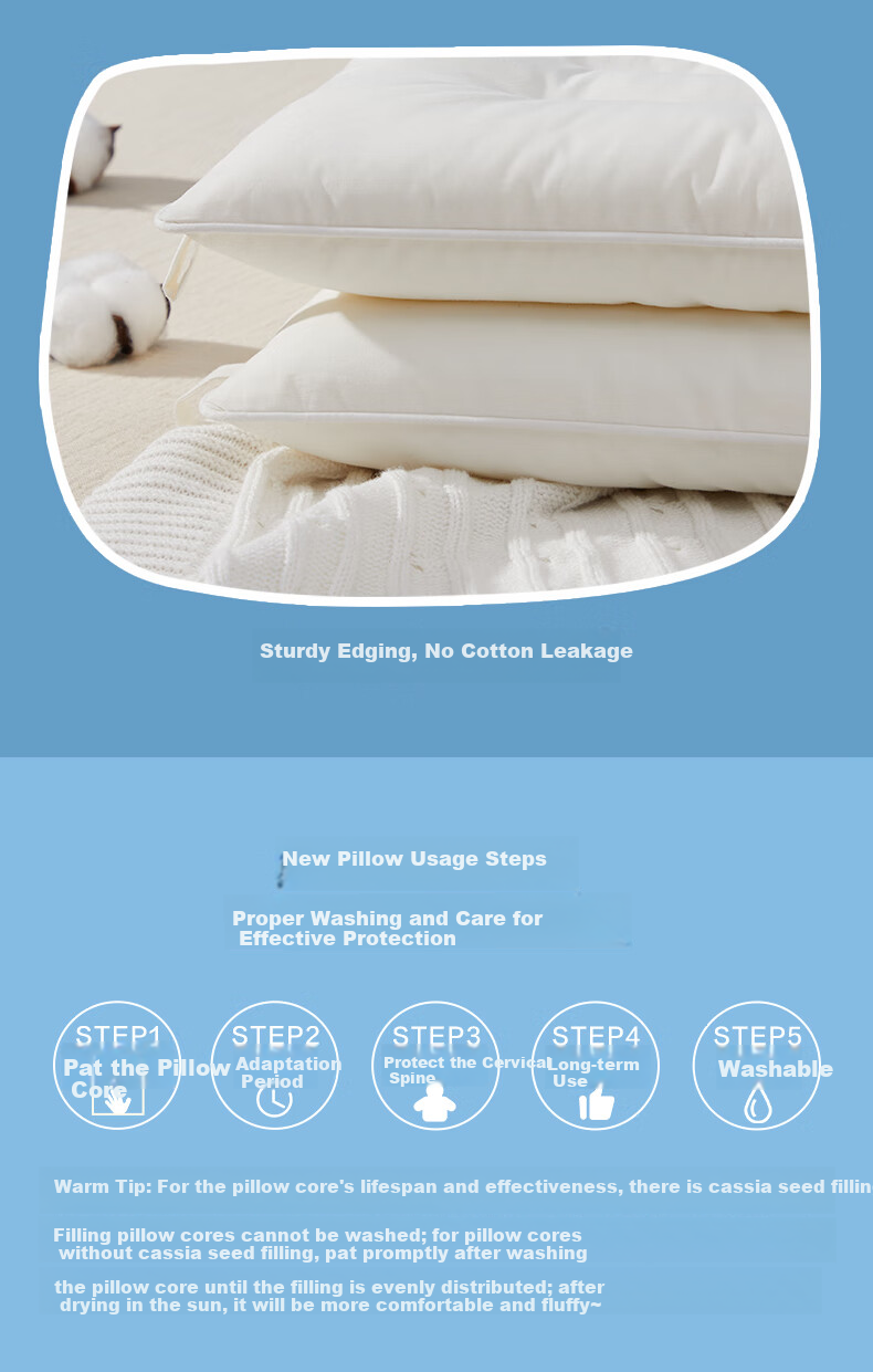 Beyond Kids Buckwheat Pillow for Children and Students, Cervical Pillow with Pure Buckwheat Hull, Single Herbal Pillow 40*60cm 13