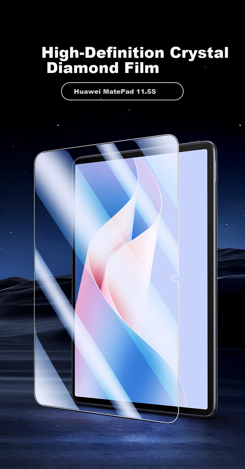Langling Tempered Glass Screen Protector for Huawei MatePad Pro 12.2-inch 2025 Model Full Coverage HD Anti-Shatter Scratch-Resistant Anti-Fingerprint Film 1