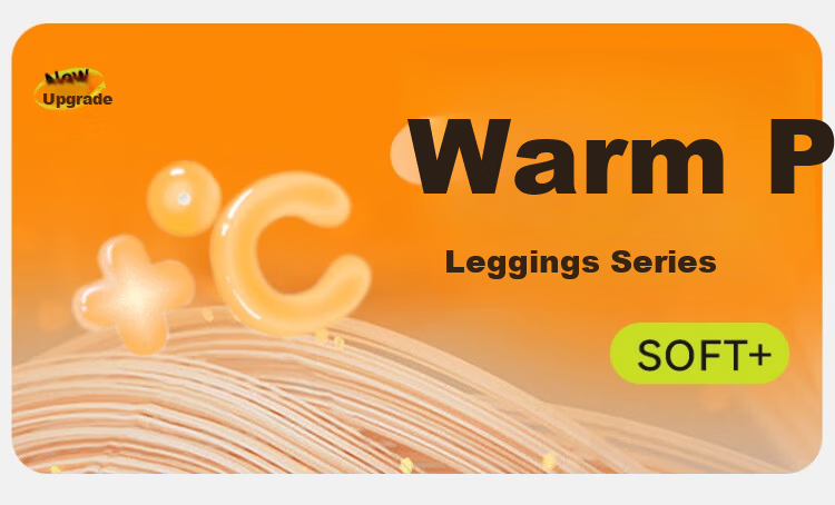 LangSha Girls' Thickened Fleece-Lined Autumn Winter Thermal Leggings Striped Tights for Older Children 1