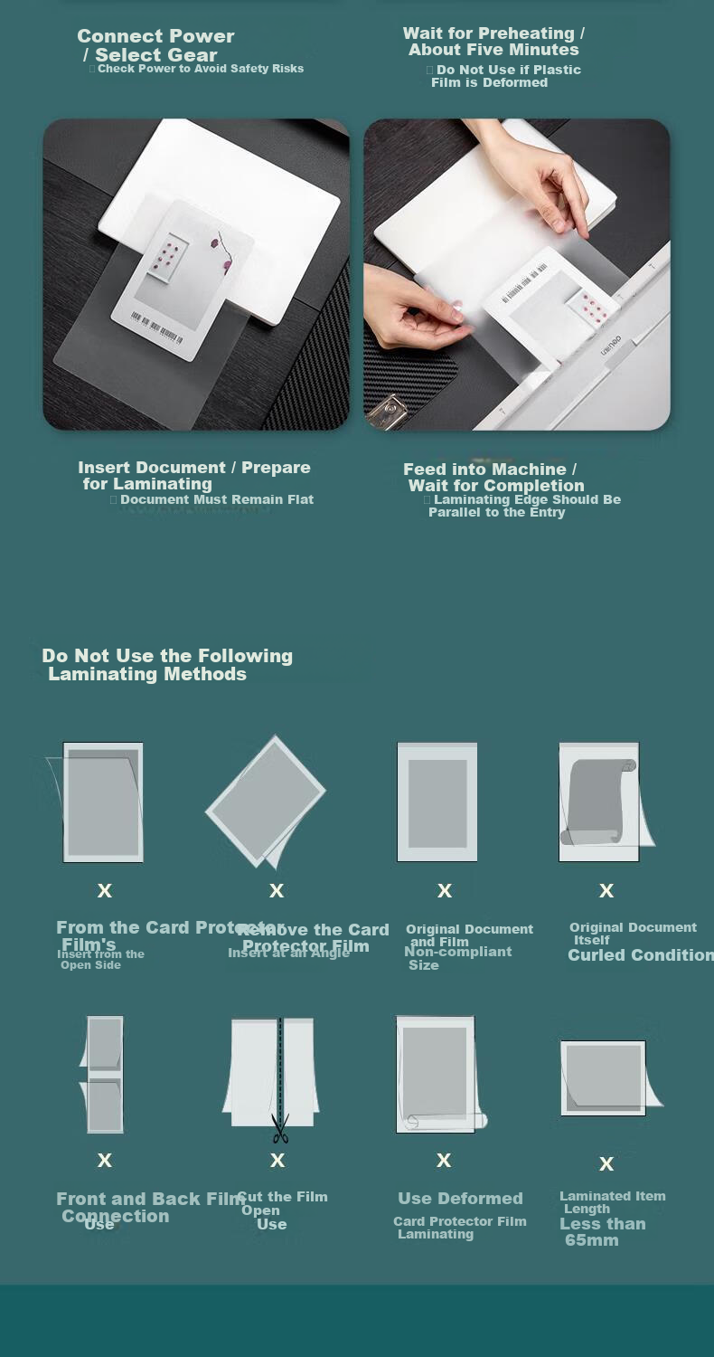 Deli Laminating Pouches, A4 Size, for Documents And Photos, Laminating Machine Film, High-Quality Specialized Card Protection Film/laminating Paper, 220*305mm A4, 200 Sheets/pack, 80 Microns Thickness, Bulk Pack GQ885 5