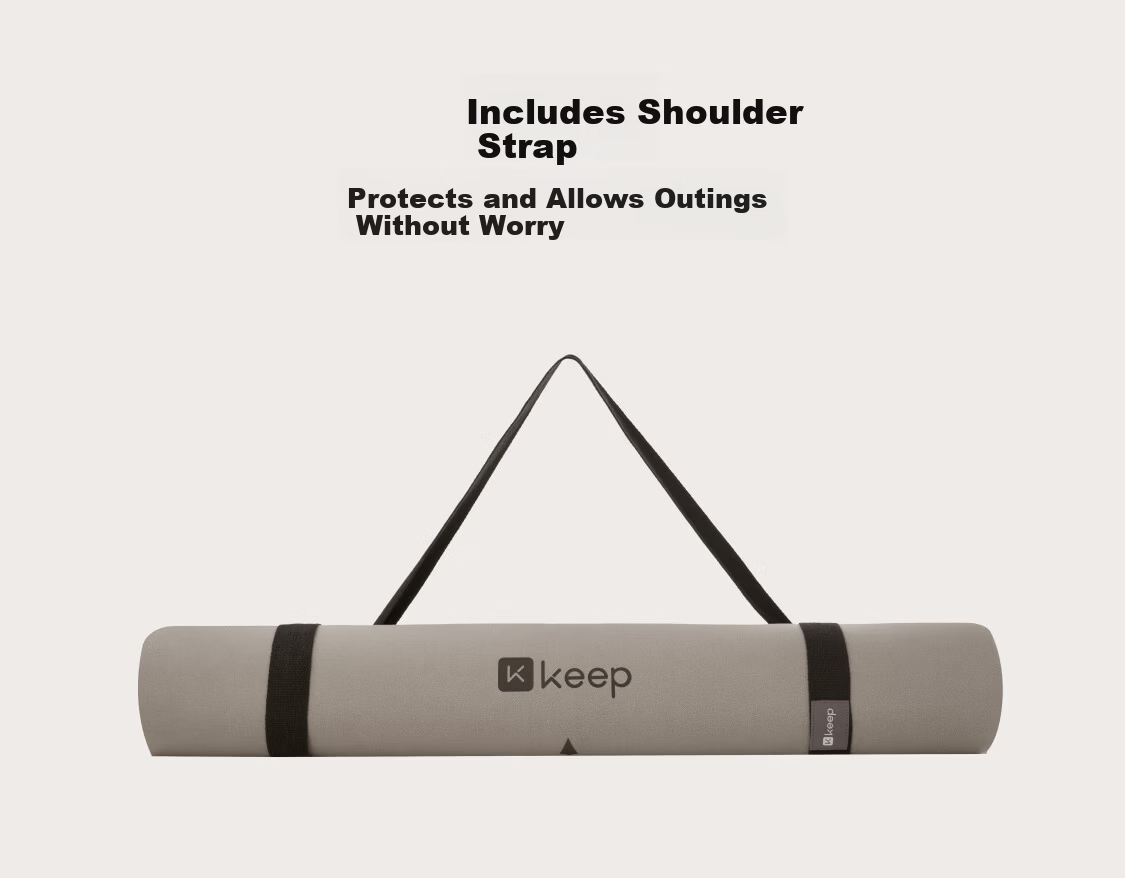 Keep Yoga Mat Fitness Mat Home Use 2025 New Professional Non-Slip Shock Absorption Natural Rubber Coconut Shell Mat Gravel Sand Color 17