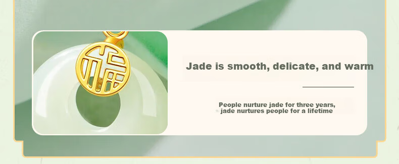 Chinese Jewelry Silver Peace Buckle Necklace for Women Hetian Jade Pendant Mother's Day 2026 New Birthday Gift for Girlfriend and Mom 11