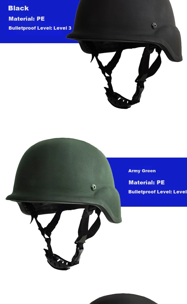 Lihu Shield Riot Helmet Explosion-Proof Security Protective PC Black Helmet Security Duty Patrol Helmet PC Riot Helmet [Black] 4