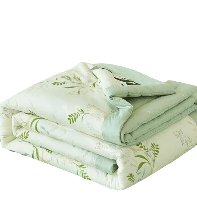 Wuyinliangpin Class A All-Cotton Summer Quilt, 100% Pure Cotton Xinjiang Cotton Air Conditioning Blanket for Summer, 1.5x2 Meters, Panda Patter