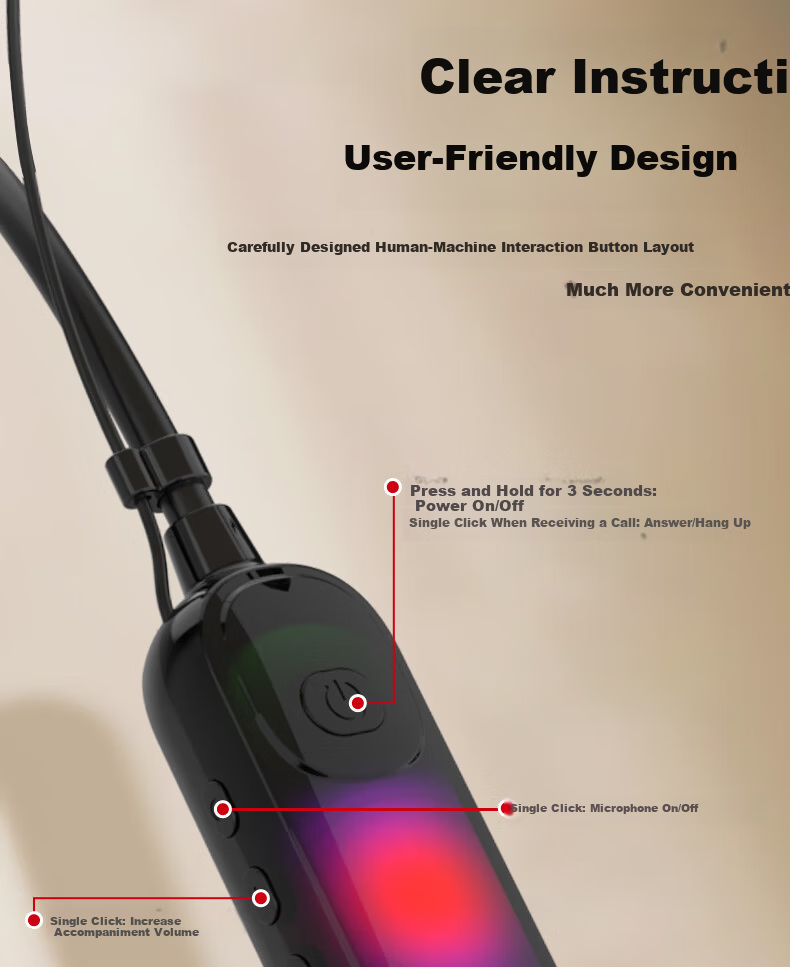 Cuckoo G10T Wireless Live Sound Card Set Headset Microphone Integrated Neckband Open Outdoor Internet Celebrity Singing Equipment Live Streaming 14