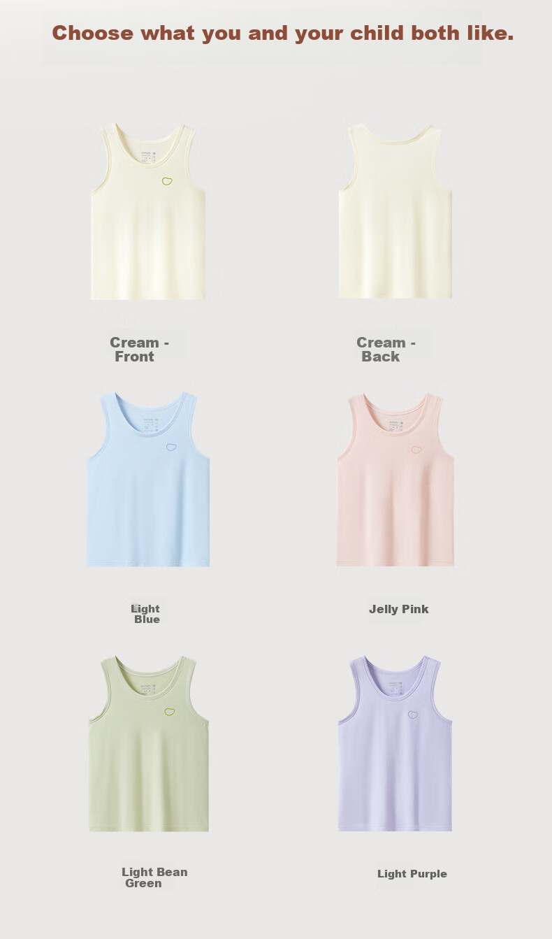 Potatokids Modal Kids Sleeveless Vest Summer 10