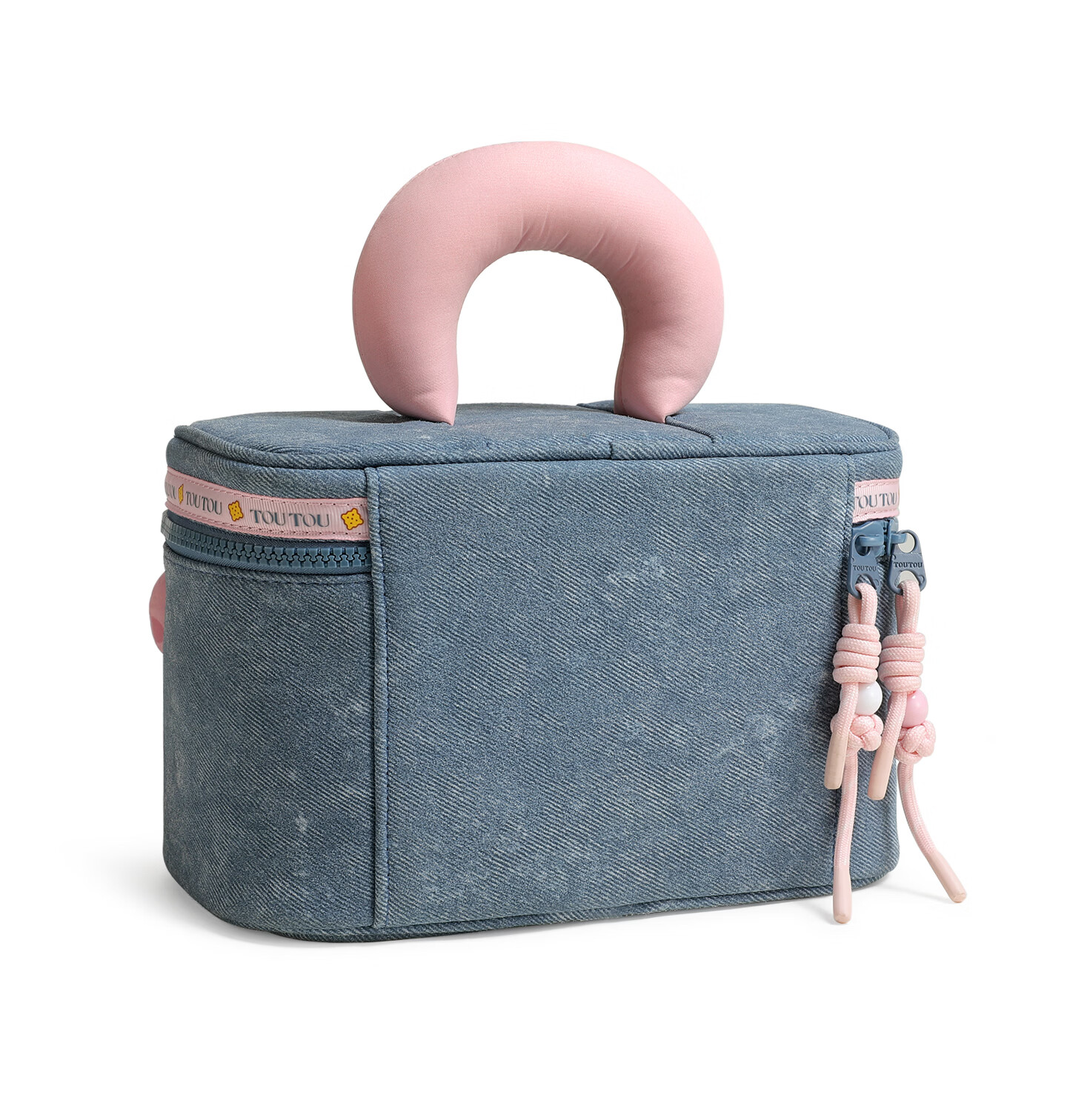 Toutou New Hello Kitty Denim Makeup Bag Storage Camera Bag Children's Day Birthday Gift for Girlfriend 38