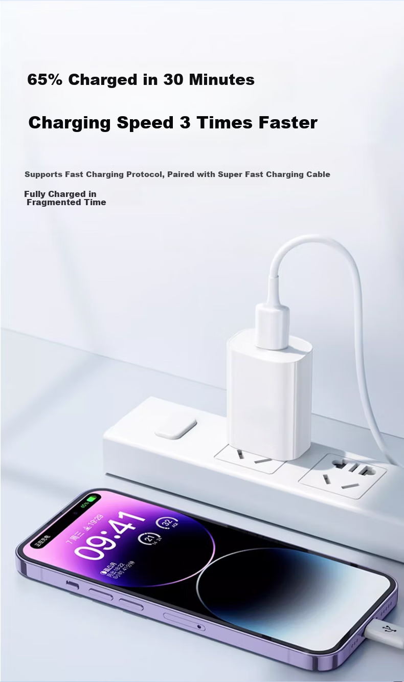 Zitai Compatible with Huawei Charger Head, 22.5W Super Fast Charging Data Cable, Charging Cable Set, Universal for Honor Xiaomi 22.5W + 1 Meter Three-In Fast Charging Cable, Blue Apple 18 3