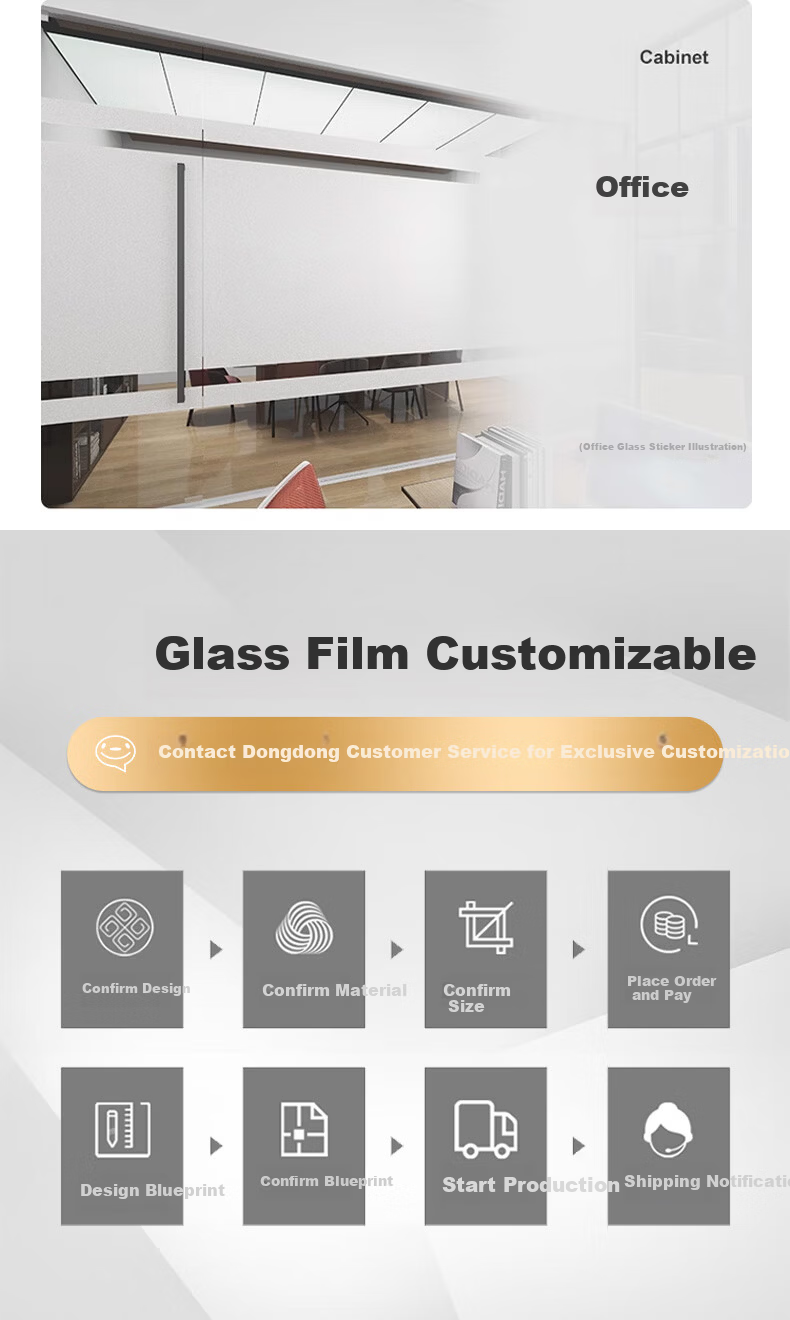 Modouyu Frosted Glass Privacy Film, 0.9*2m Window Anti-Peeping Film, Bathroom Sticker, Shower Room Toilet Light-Transmitting But Not See-Through 7