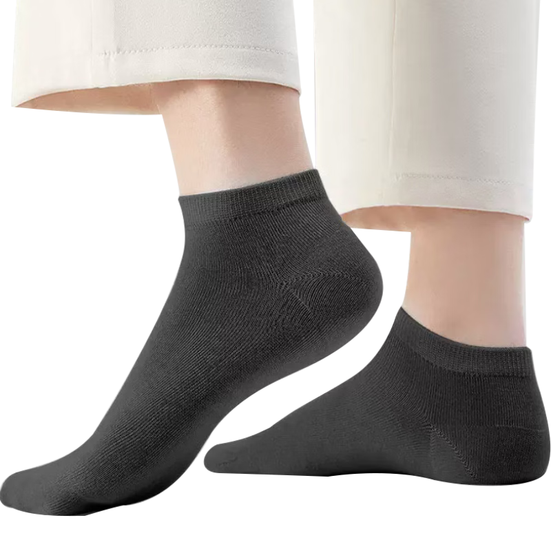 Banjeni Disposable Socks Unisex Portable Daily Throwaway Mid-High Tube Travel Breathable Odor-Resistant Wash-Free Socks