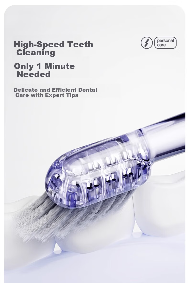 JIMOK Space Capsule Electric Toothbrush J6 Replacement Brush Heads 2-Pack Space Silver (Standard) 2