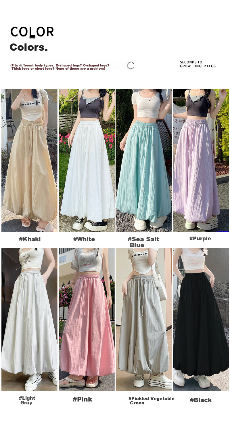 LangSha Flower Bud Skirt for Women, 2026 New Japanese-Style Sweet Midi Skirt, Designable Puffy Skirt, Versatile A-Line Lantern Skirt 7