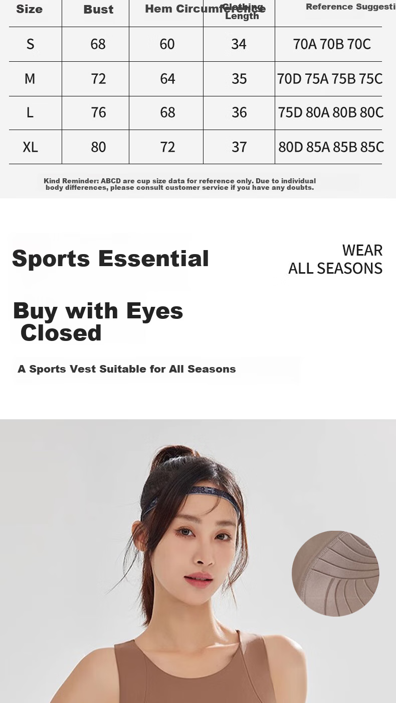 Ziyouxi High-Impact Sports Bra for Women, One-Piece Anti-Shock And Anti-Sagging Yoga Vest, Fitness Training Bra, Outer Wear Or Inner Layering 4