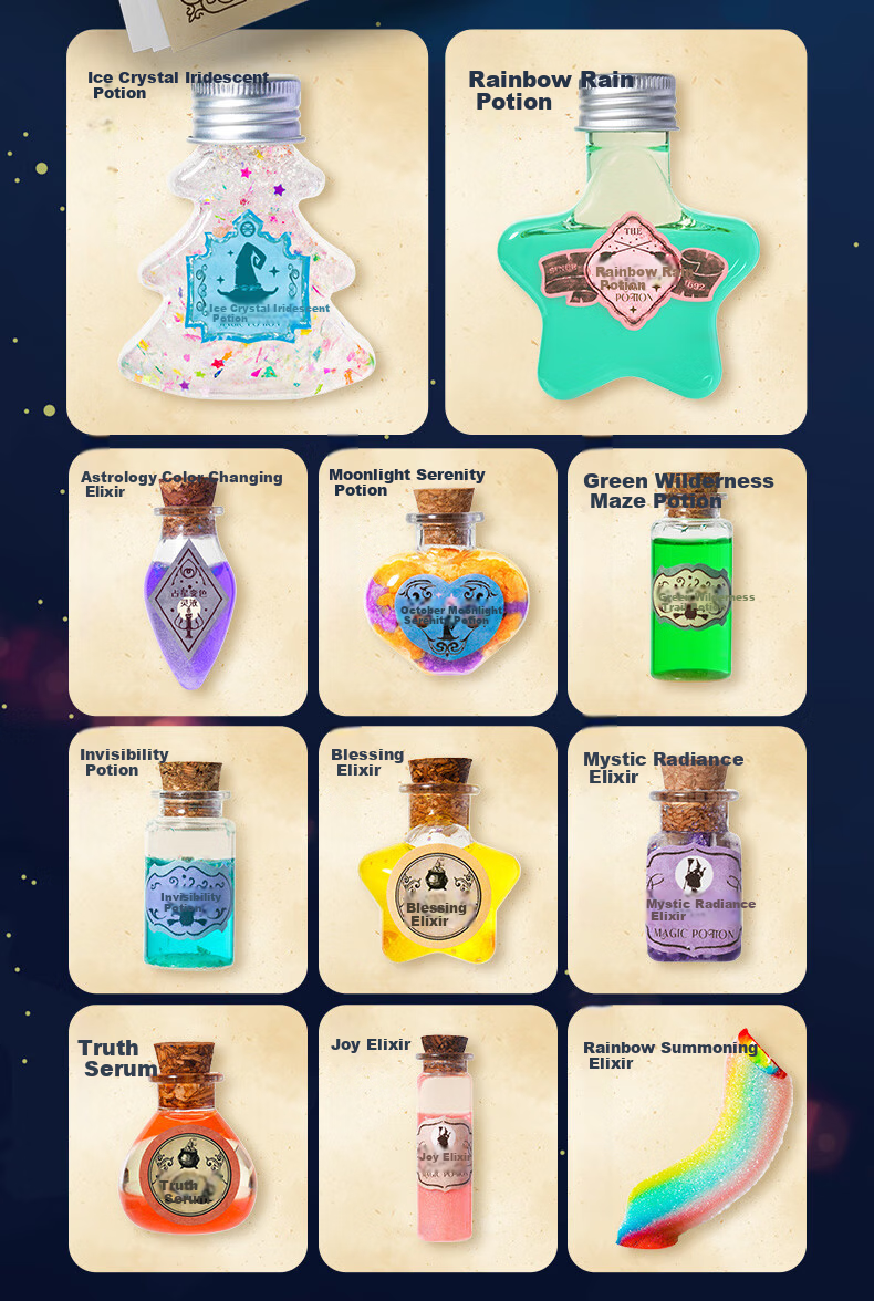 Maiqu Star Planet Keda Duck Children's Toy DIY Science Experiment Magic Kit New Year Gift Mysterious Potion Master 7