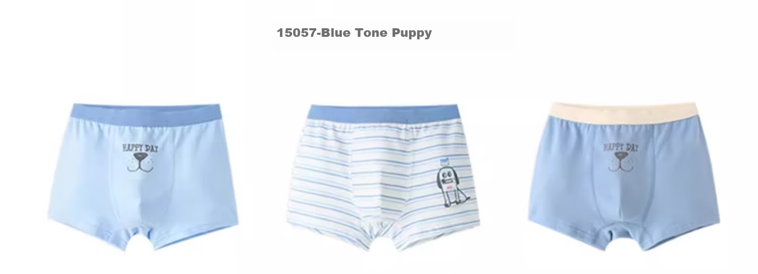 YING BO LUN Boys' Boxer Briefs, Four-Corner Shorts, Underwear, 3 Pieces, 15021 Mixed Colors, Size 180 16
