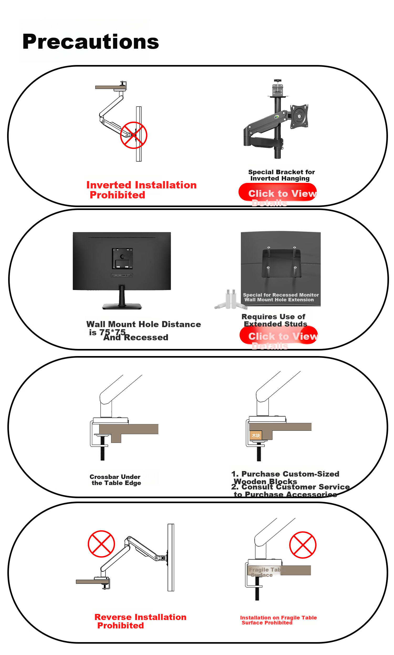 KALOC Monitor Arm, Dual Monitor Stand, Mechanical Arm Display Bracket, Computer Stand, Monitor Suspension Arm, Screen Support DS200-2 11