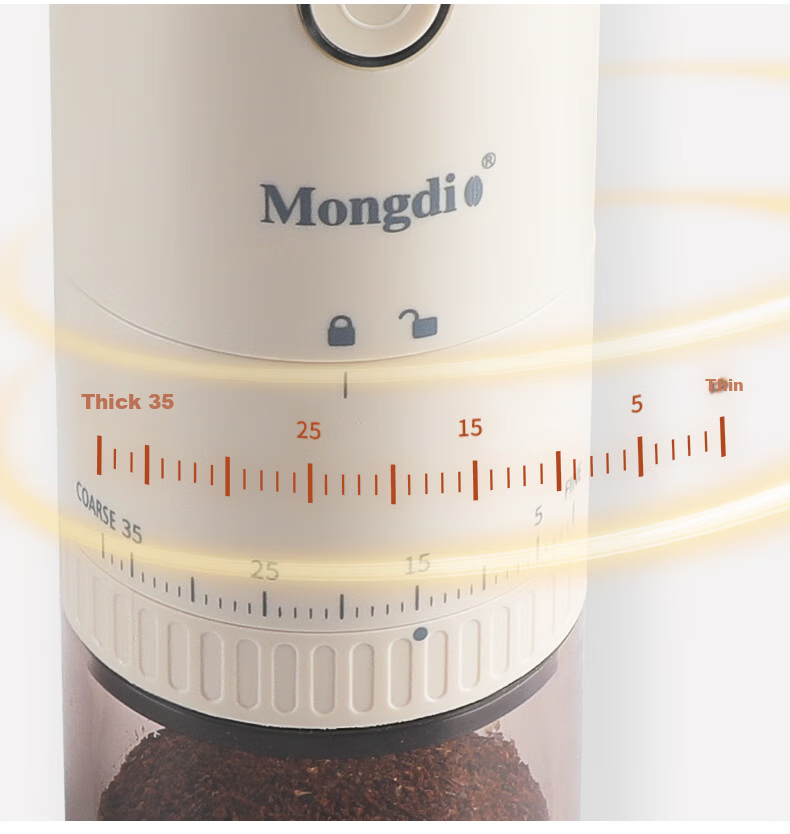 Mongdio Electric Coffee Grinder Adjustable Coffee Bean Grinder Manual Coffee Maker Hand Grinding Machine 4