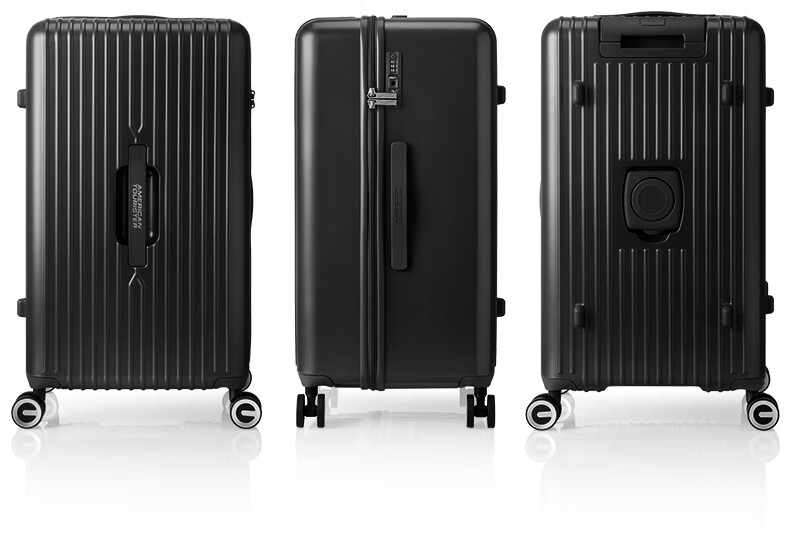 Mei Travel Luggage Deep Compartment Trolley Large Capacity Travel Suitcase PC Material TRUNK 79B Glacier White 30 Inch 20