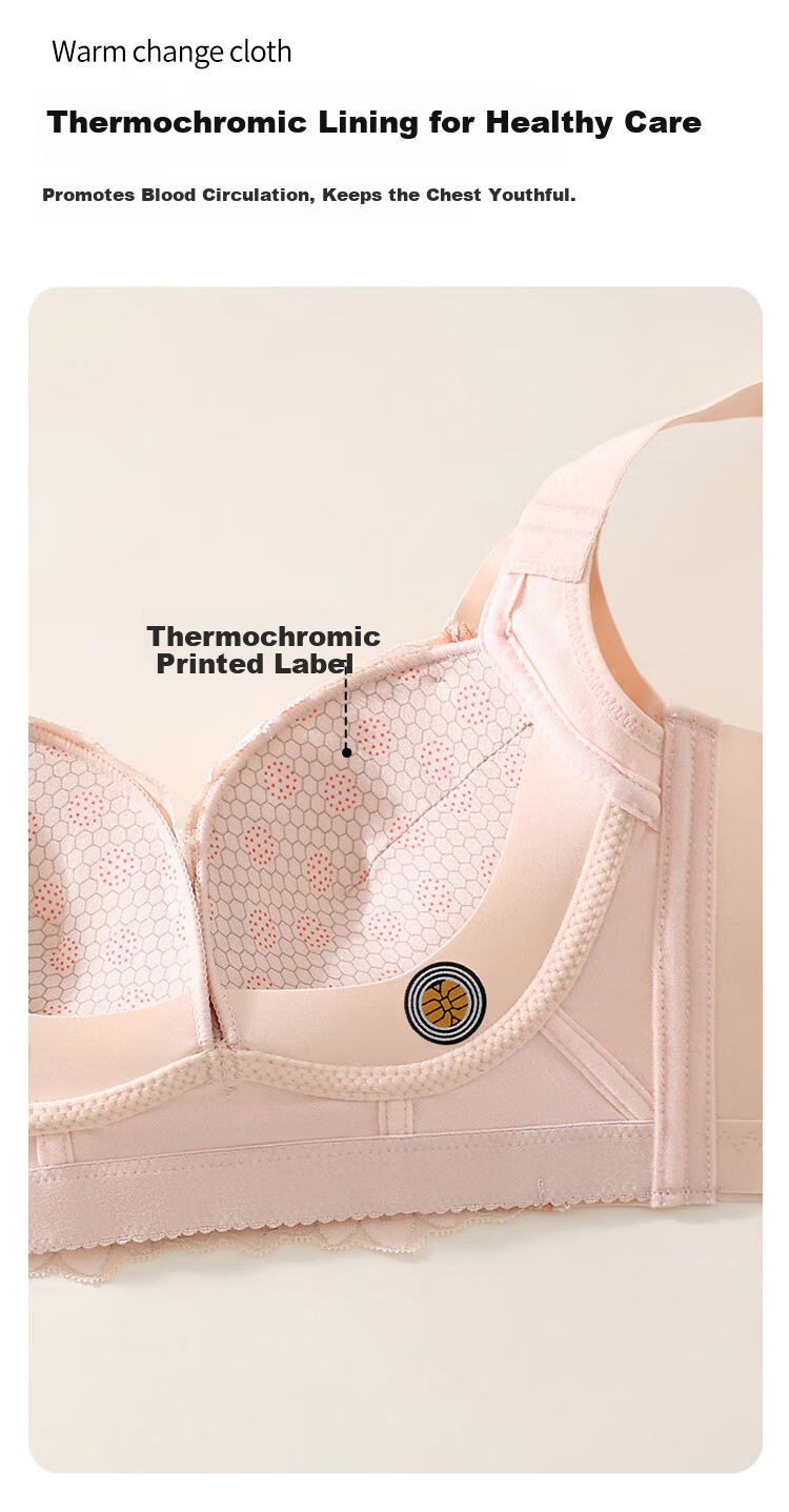 GRACEWELL Lace Push-Up Shaping Bra for Small Bust, Lift and Gather, Anti-Sagging, Side Support, Summer Bra 6