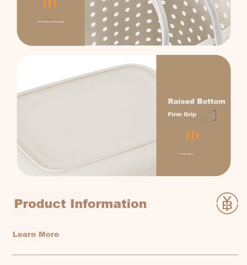Bingyou Bath Basket Handheld Shower Basket Bathroom Toiletries Storage Basket Small Laundry Basket 11