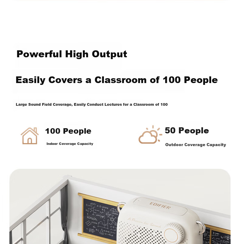 EDIFIER MF1 Wireless Portable Amplifier Mini Bee Amplifier Teacher Tour Guide Amplifier Summer Purple 12