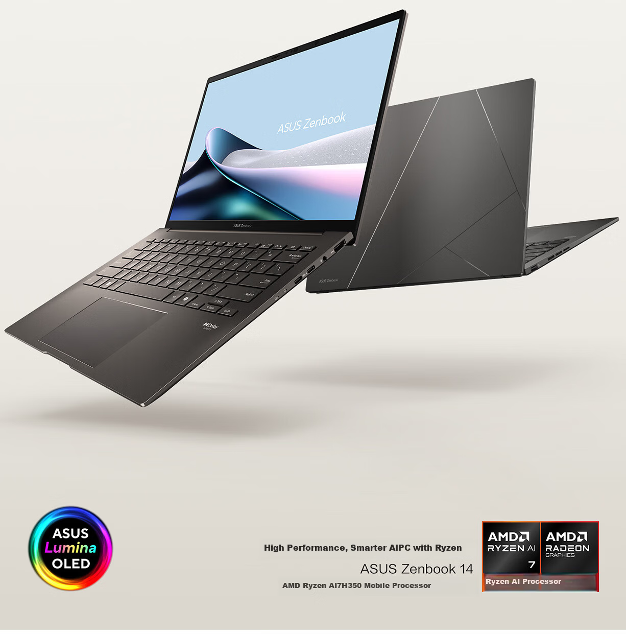 ASUS Zenbook S 16 Core Ultra7 Lunar Lake 2.8K 120Hz OLED 1.1cm Ultra-thin AI Laptop (258V 32GB 1TB) 2