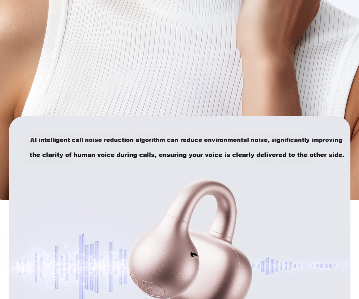 Edifier Halo Clip Clip-On Trendy Bluetooth Earphones Cyber Abyss Lighting Bluetooth 6.1 35H Long Battery Life Compatible with Apple Huawei Xiaomi Phantom Silver 41