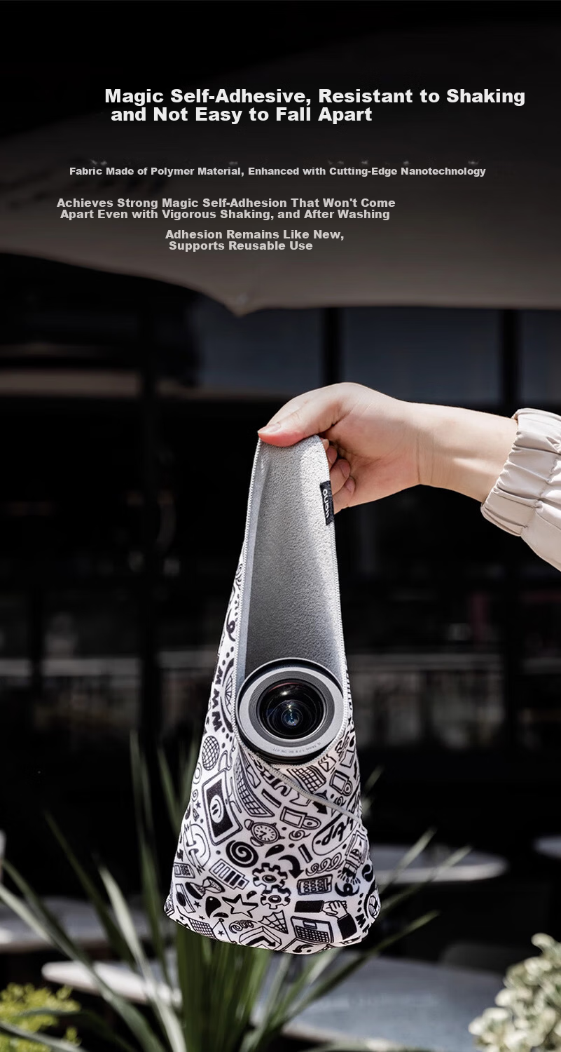 Llano Camera Magic Cloth Folding Wrap Cloth Adhesive Cloth Compatible with Canon Nikon Sony Fuji DSLR Mirrorless DJI Pocket 4P/4/3 Feiyu Luna Inner Bag 1