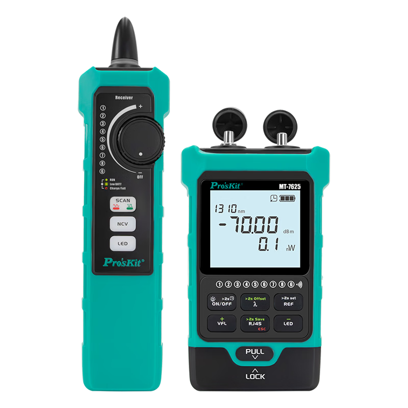 Pro'sKit MT-7625 Multifunction Optical Power Meter 7-in-1 Network Tester and Cable Locator