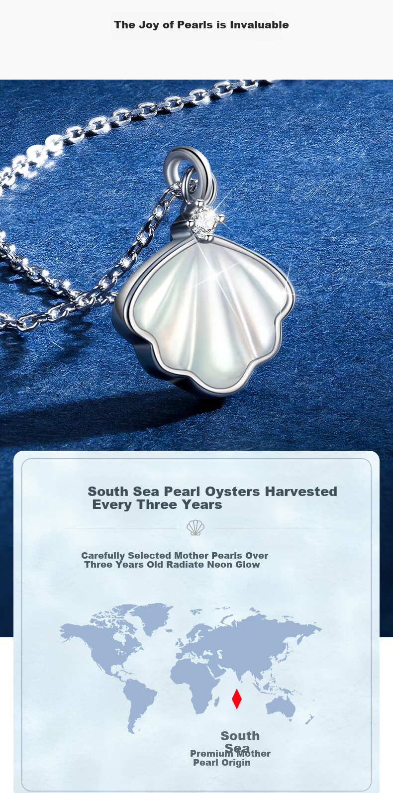 GLTEN Swarovski Zirconia Silver Pendant Necklace for Women Birthday Gift Luxury Boutique for Girlfriend Wife 5