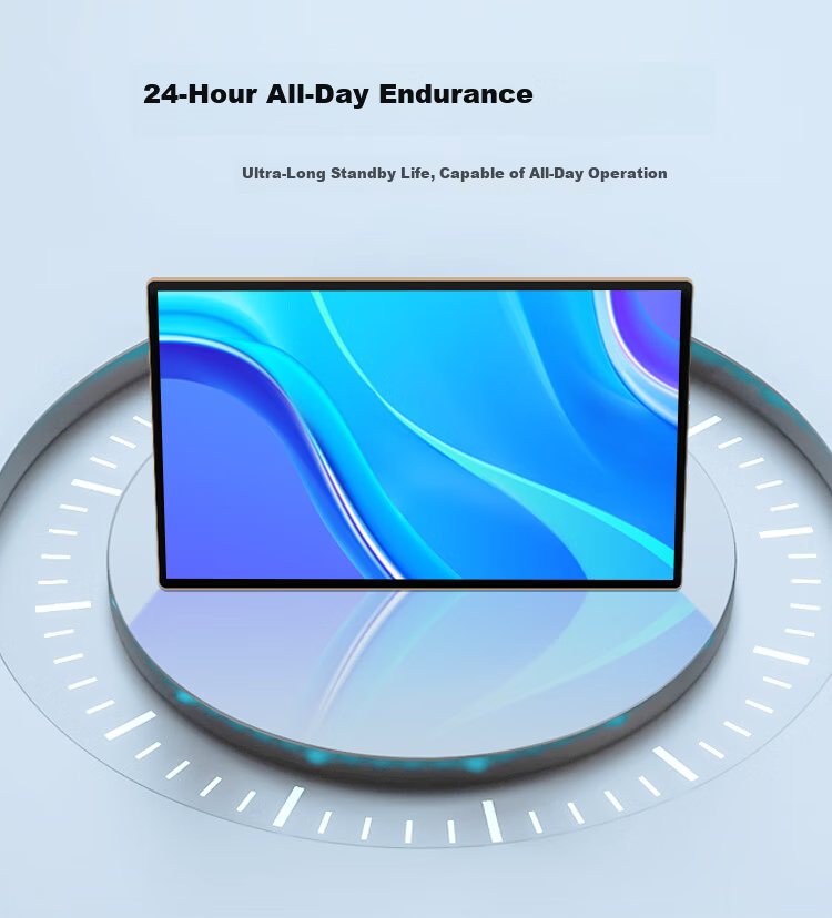 Hushi Guang 21.5-inch Advertising Player HD Narrow Bezel Digital Signage Touchscreen Display Wall-mounted Hanging Milk Tea Shop Elevator Promotion Screen Electronic Menu Poster Player 11