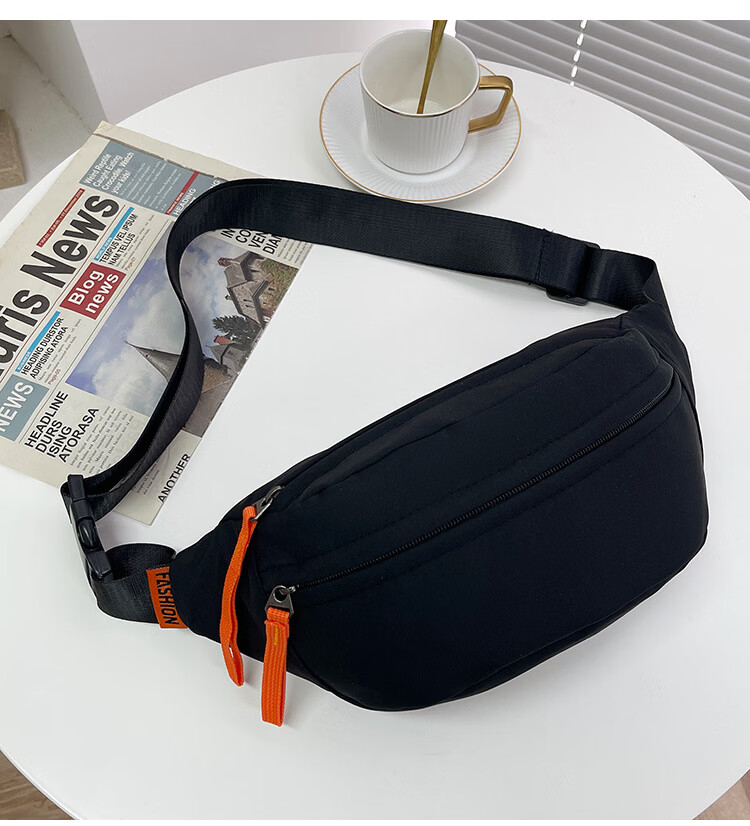 Banjeni Travel Casual Crossbody Waist Bag Large Capacity Outdoor Sports Backpack Men Student Lightweight Commuter Women Shoulder Chest Bag 8