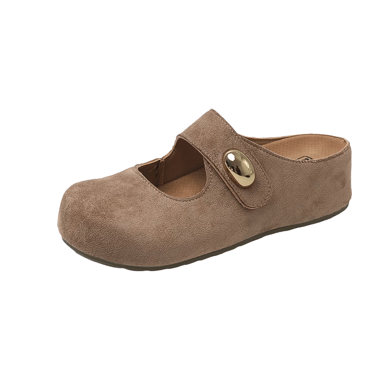 Cartelo Crocodile Women's Summer New Sandals Outdoor Slip-On Retro Birkenstock Shoes 1885 Khaki Size 36