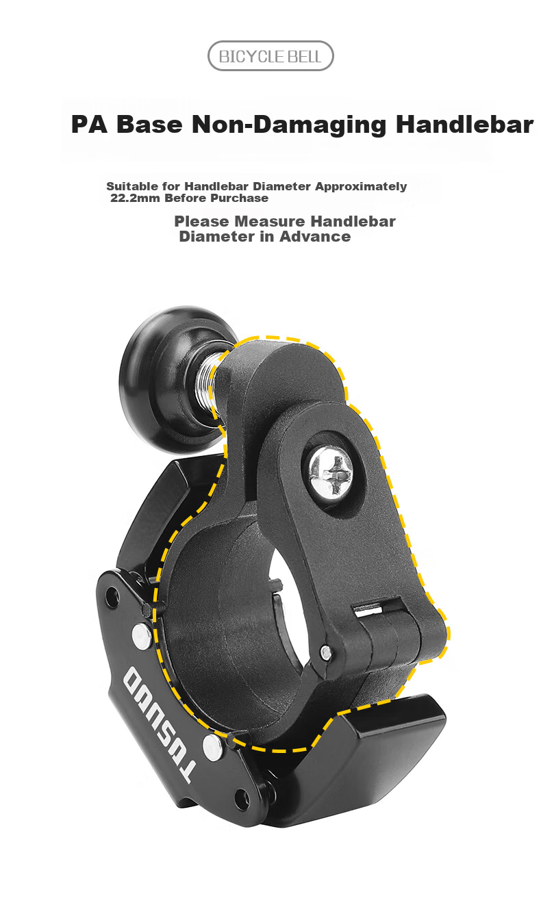 Captain Tas Bicycle Bell Compact Loud Mountain Road Bike Universal Kids Invisible Horn Portable Cycling Equipment 9