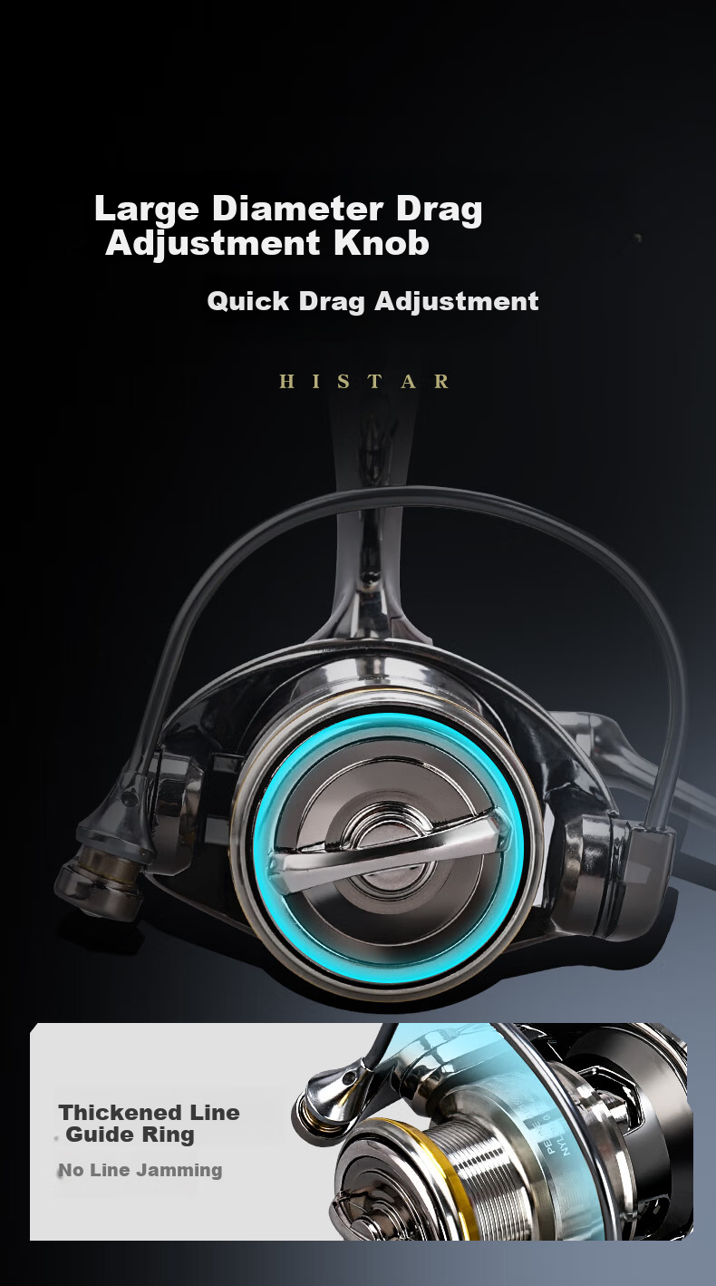 HISTAR X6 Metal Durable Screw-in Spinning Reel X6-1000s [Metal Durable] 11
