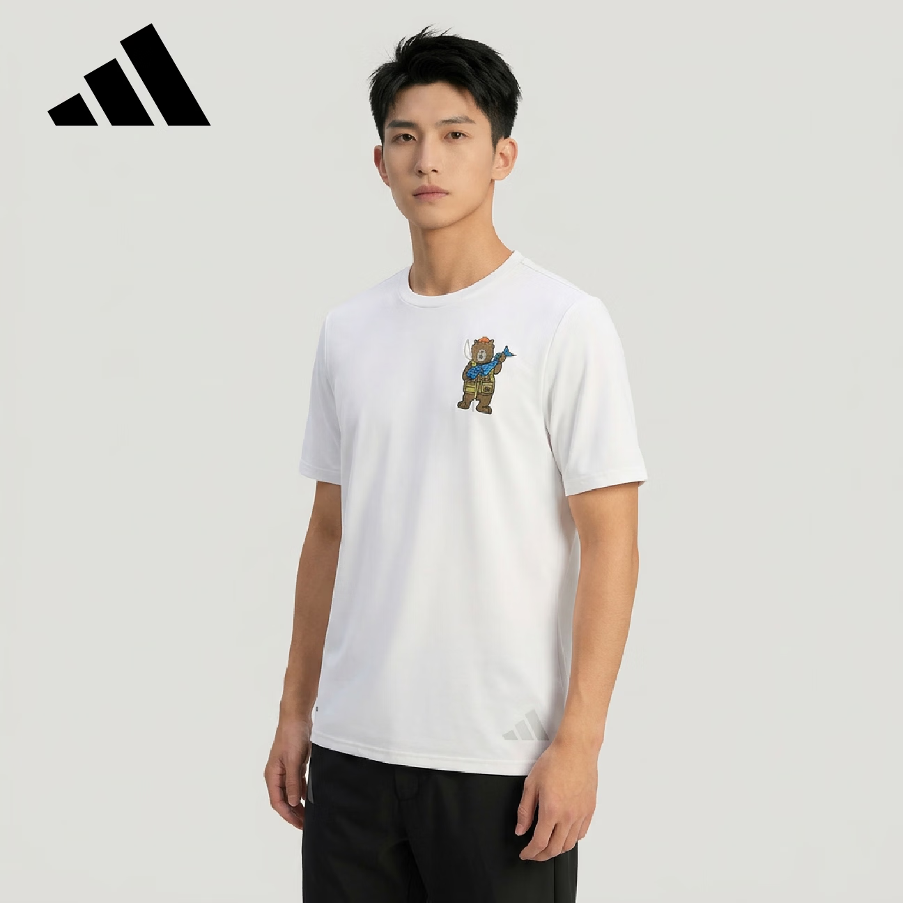 Adidas Outdoor Series Men's X CC EMB GFX T-Shirt KE3710 White L 2