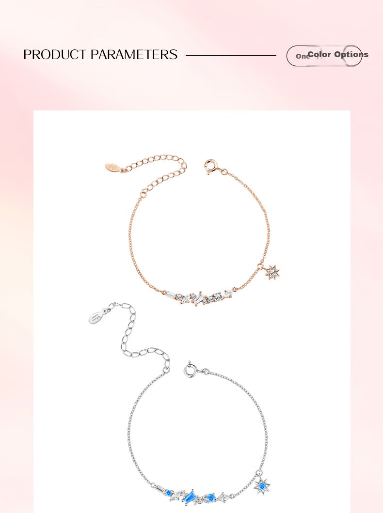 Disney Star Reflection Bracelet 925 Silver Luxury Birthday Gift for Girlfriend 38 Women's Day Gift 4