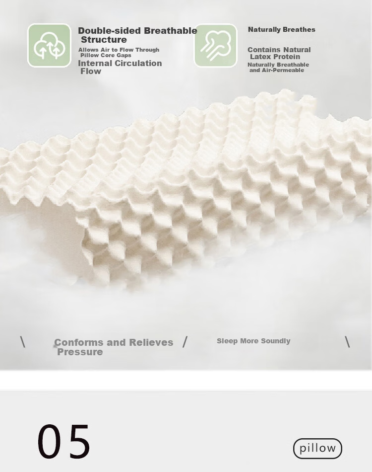 ZiiU Pure Buckwheat Pillow 100% Sweet Buckwheat Hull Neck Support Pillow with Cotton Pillowcase Approx. 6 Jin 48x74cm 7