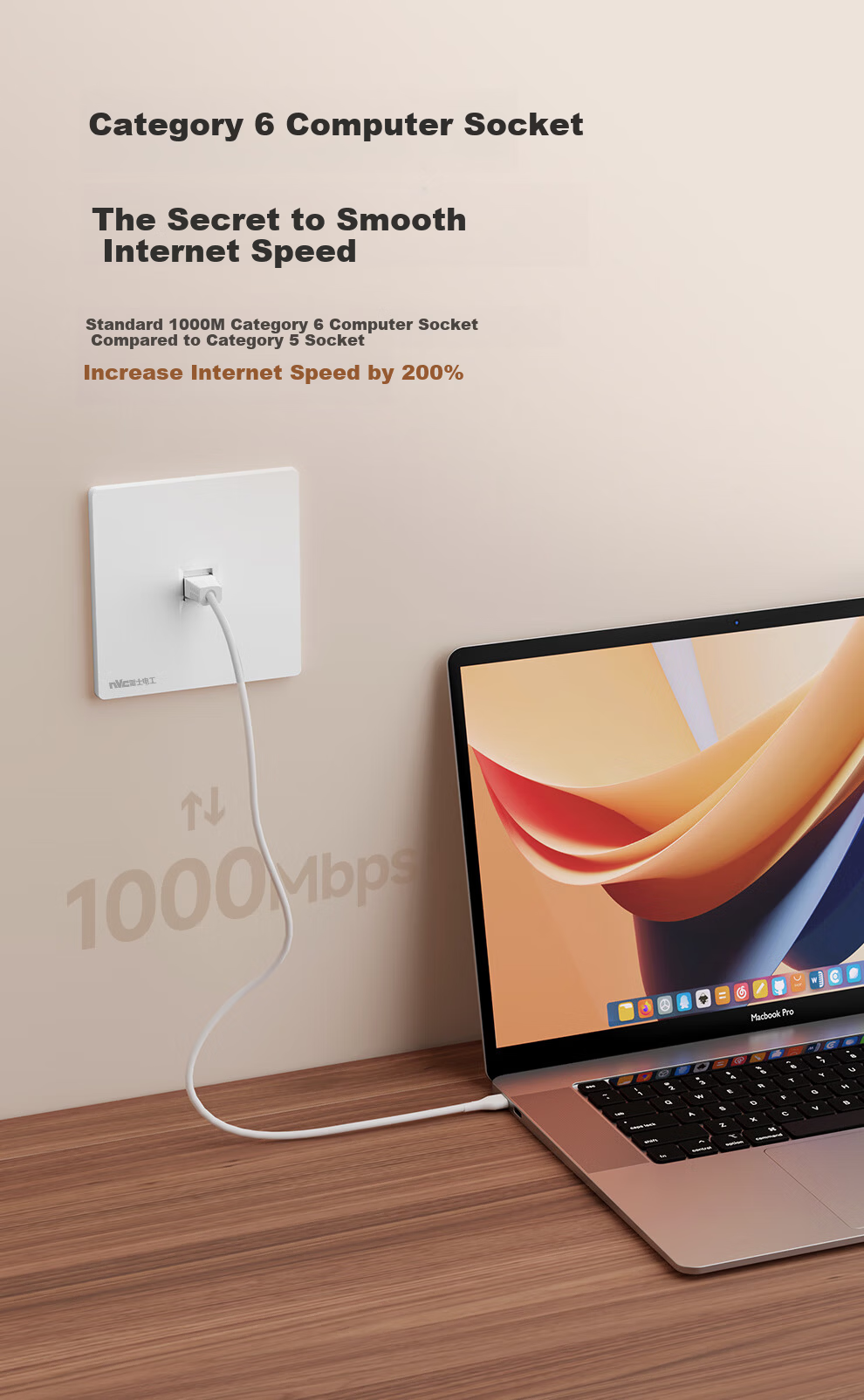 NVCleishidiangong Switch Socket, Two-Way Double Control Switch, 86-Type Ultra-Thin Panel Switch, N29 White 13