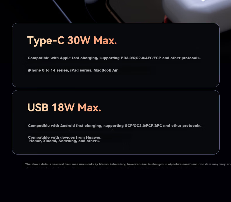 MOMAX Car Charger Super Fast Charging with Retractable Cable PD60W Cigarette Lighter Adapter Compatible with Huawei, Apple 15/16, Xiaomi, Android 6